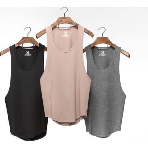 Summer cotton brand sportswear, canoe single, mens stripe vest, fitness suit, mens muscle shirt, sleeveless vest