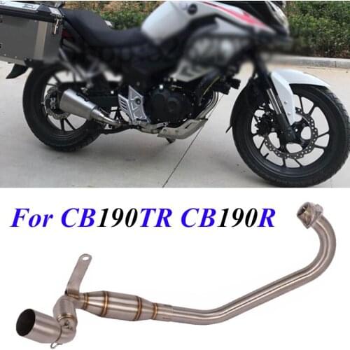 Motorcycle Exhaust For Honda CB190R CB190TR 2019 2020 20 19 Full System Catalyst Muffler Escape Tube Front Middle Link Pipe