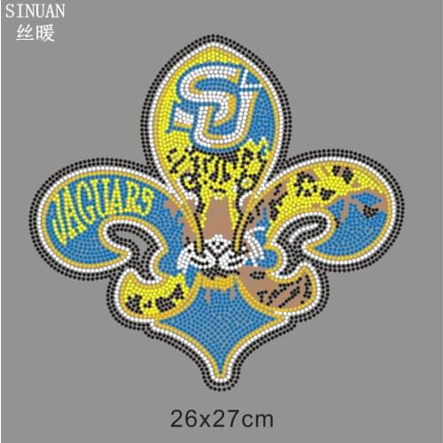 SINUAN Iron-On Patches Garment Rhinestones Customize Motif Rhinestones Clothes Applique 10Pcs Craft Patches Garment Accessories