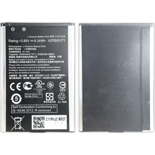 Replacement Phone Battery C11P1428 2400mAh for Asus ZenFone 2 Laser ZE500KL ZE500KG Z00ED ZenFone2 Laser 5" Battery