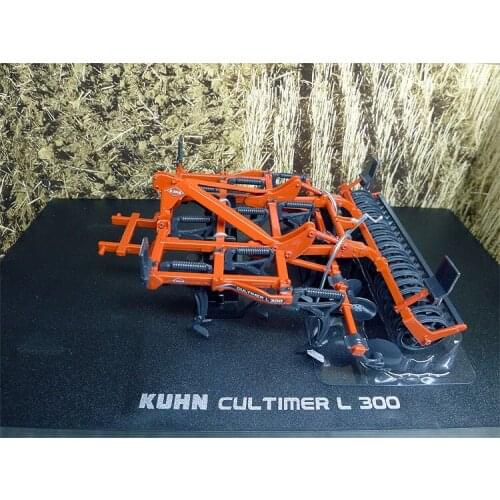 UH 1:32 5214 Kuhn Cultimer L 300 Tractor Alloy Metal Diecast Cars Model Toy Vehicles For Children Boy Toys