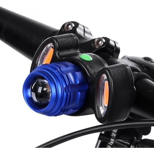 Ultra Bright Zoom Bike Light Waterproof T6 LED Bicycle Front Headlight Front USB Rechargeable Mountain Bicycle Bike Lamp