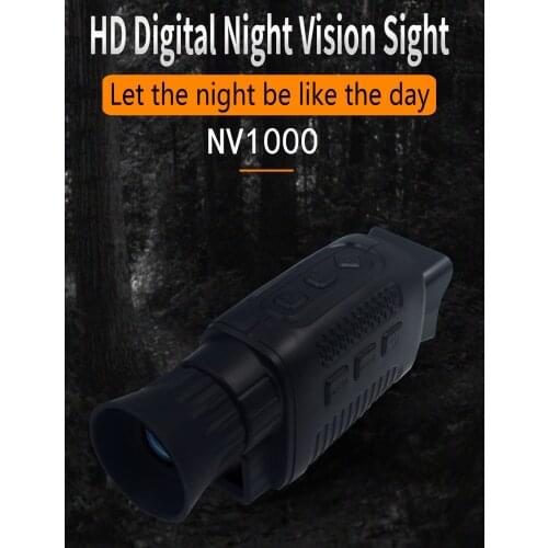 HD Infrared Night Vision Device Monocular Night Vision Camera Outdoor Digital Telescope with Day and Night Dual-use for Hunting