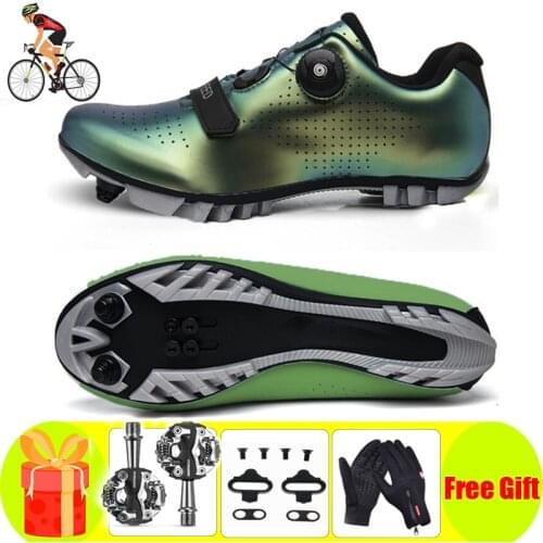 Cycling Shoes Sapatilha Ciclismo Mtb Self-Locking Bicicleta Carretera Unisex Spd Pedals Cleats Sport Men Sneakers Women