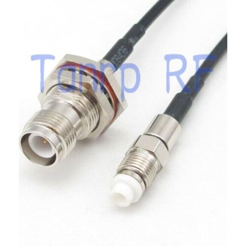6in RP-TNC female jack to FME female jack RF connector adapter 15CM Pigtail coaxial jumper cable RG174 extension cord