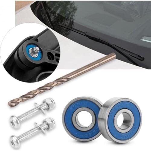 5pcs Windshield Windscreen Wiper Arm Repair Bearing Fix Kit Tool for Renault Grand Scenic 2 II
