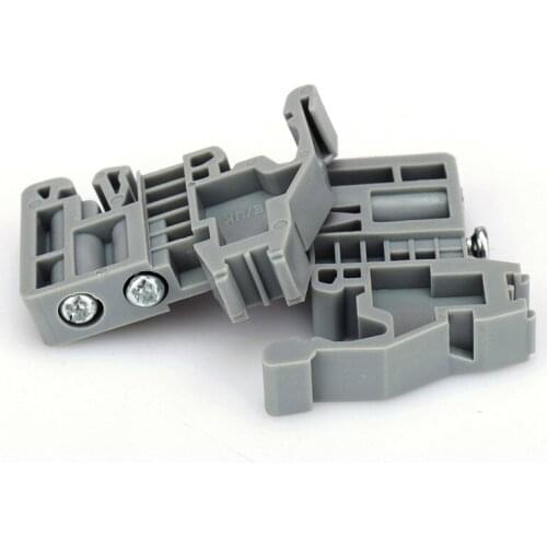 50pcs E/UK Din Rail Universal Terminal Blocks Ending/end E-UK Plastic Wiring Terminals End Stop for UK and SAK