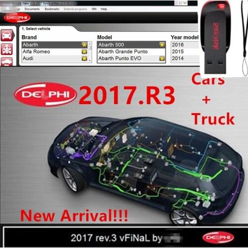 Delphis 2017 R3 delphis 2017.R1 WOW 5.00.8 R3 delphis OBD Bluetooth VCI vd obd2 Scanner Unterstutzung auto software