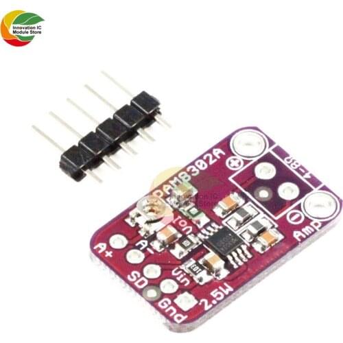 CJMCU8302 PAM8302A 2.5W Single Channel Mono Class D Amp Audio Stereo Amplifier Module Development Board with Pin