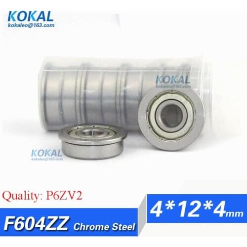 [CMF604ZZ-P6 ]Free Shipping 10pcs high quality chrome steel F604ZZ DDLF-1240ZZ 4*12*13.5*4*1mm bike deep ball bearing F604zz