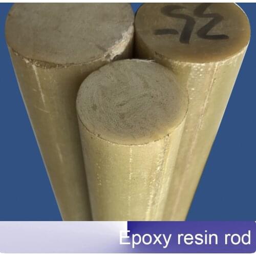 Length 1meter (will cut to 2pcs) Epoxy resin rod Epoxy glass fiber rod Insulation rod FR4 bar dia.8-150mm