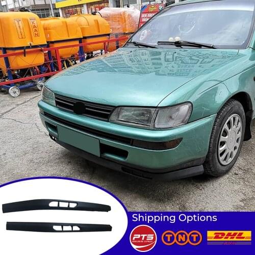For Toyota Corolla laguna model FRONT SPOILER BUMPER LIP Euro Spoiler Lip Universal 2 pcs Body Kit