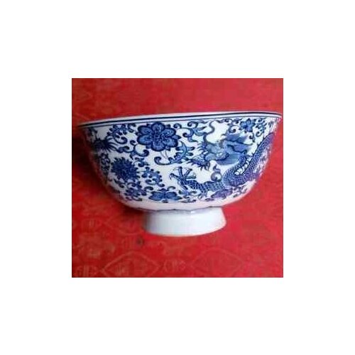 Antiguo chino antiguo clásico florero de porcelana. Sistema de supervisión de la dinastía Qinghua long qing