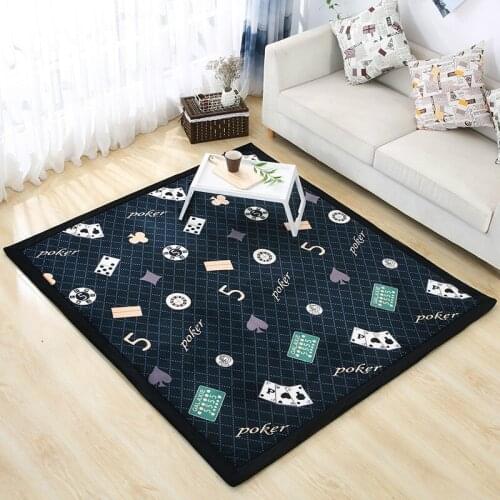 Coral velvet cartoon tatami baby carpet bedroom livingroom rugs 2CM Thick cut cat children playmat large tapete customized