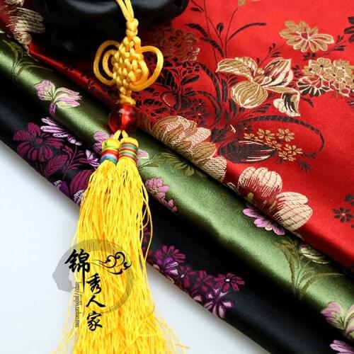 The costume Hanfu dress doll dress kimono brocade cloth COS fabric / brocade - peony flower series/100cm*75cm
