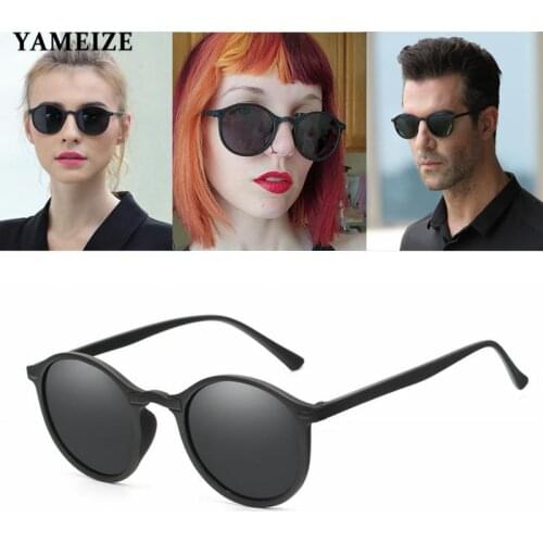 Retro Round Polarized Sunglasses Men Women Night Vision Glasses For Driving Yellow Lens Vintage Sunglasses Fishing Goggles Gafas