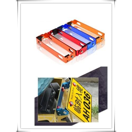 Motorcycle Automobile Adjustable Angle Metal License Plate Holder Bracket for Kawasaki Z1000 ZX10R ZX12R