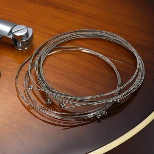1 set of 6-piece electric guitar strings (.010-.046) for musical instrument guitar parts