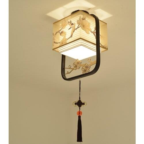 New Chinese Style Ceiling Lamp Corridor Restaurant Living Room Lamp Retro Lamp Kitchen Balcony Bar Cloakroom Ceiling Chandelier