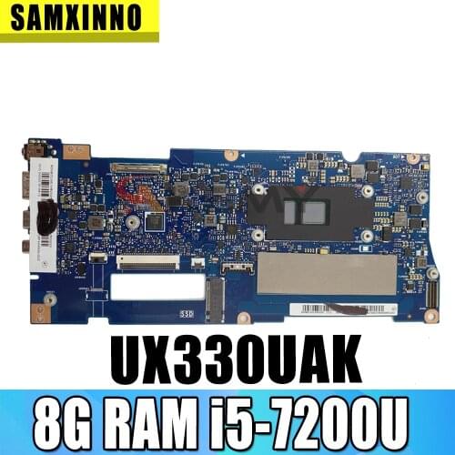 New 90MB0CW0-R00060 Laptop Motherboard For Asus UX330UAK UX330UA UX330U U3000U Mainboard W/ 8G RAM i5-7200U SR2ZU