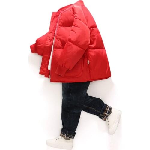 2018 autumn and winter new childrens cotton coat Korean version of the small childrens bread clothes men and women baby jacket