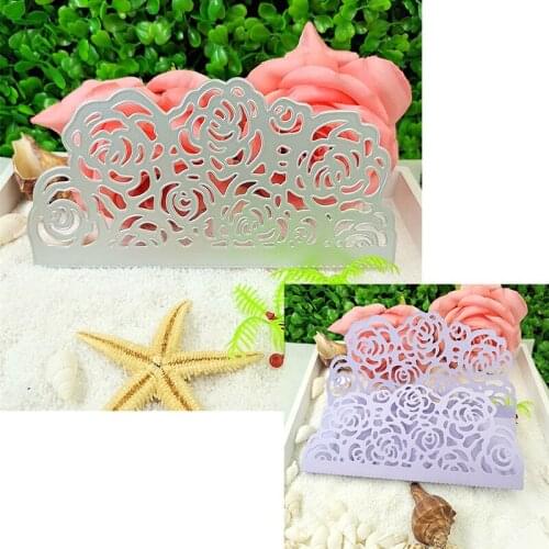 Suitable for metal cutting die and DIY scrapbook photo album greeting card making 3D creative Rose Cover template 2021 NEW