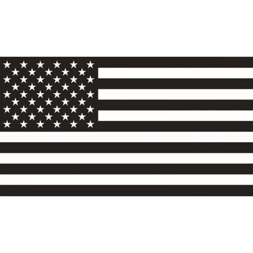 Popular Rectangular United States American Flag Decal Stickers Car Vinyl Window Bumper Decal Sticker 2021