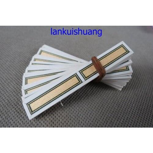 Classical Guitar PVC bridge ,10pcs tie blocks PVC inlay maple A-33