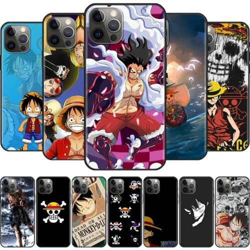 Japan Anime OnePiece For Apple iPhone 11 12 Pro Max SE 2020 7 8 Plus XR Soft Phone Case X XS 6 6S 5 5S Silicone Back Cover Shell