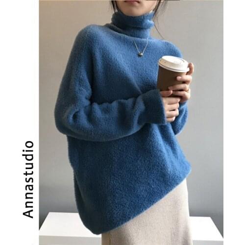 Loose Size Sweater for Women in Autumn and Winter