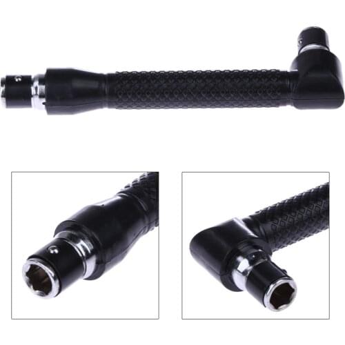 L Shape Double Head Tube Wrench Hexagon Wrench 106mm Suitable for Screwdriver Tips Routine Utility Tool Wrench Set Ratchets