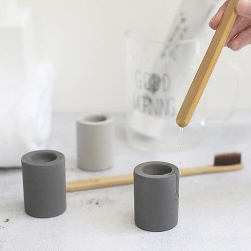 Moisture Absorption Simple Stand Bathroom Toothbrush Storage Rack for Home