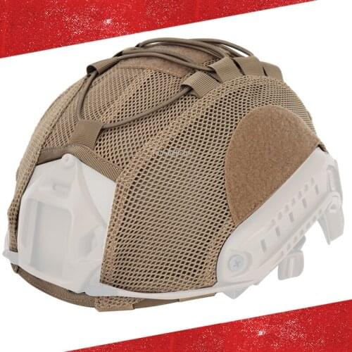 Military Airsoft Cover Durable Army Tactical Fast Helmet Mesh Cover Army Hunting Paintball Shooting MH PJ BJ Helmets Cover