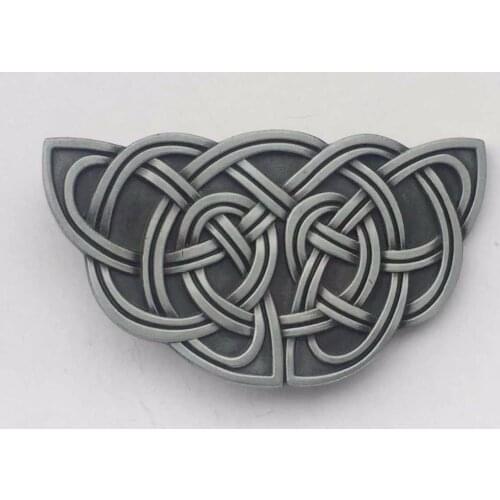 High Quality Keltic Knot Tinity Cross Belt Buckle suitable for 4cm wideth belt with continous stock