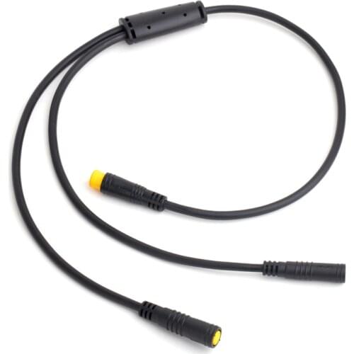 Y Splitter 1T2 Cable 3PIN For Bafang 8Fun Electric Bicycle Conversions Connect Shift Sensor Brakes/Sensors 51cm E-bike Parts