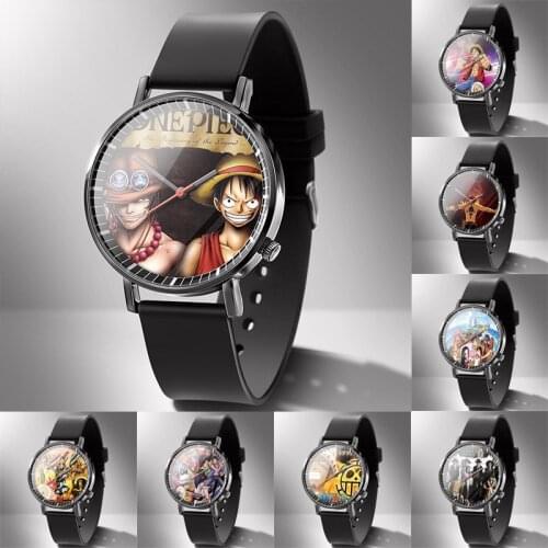 2020 New Arrival Anime One Piece Luffy Zoro Sanji Nami For Women Watch Watches Quartz Wristwatch Female Clock Brithday Gifts 01