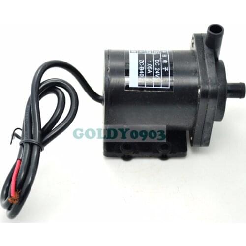 Mini Brushless Magnetic Hot Water Pump 24V DC (100degree) -No Thread-ZC-B40