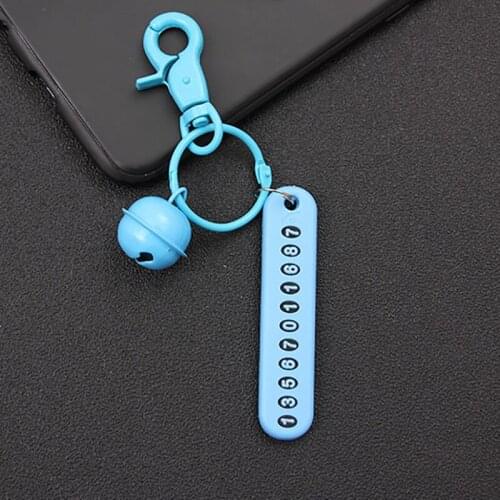 1 PC Anti-Lost Car Keychain Phone Number Card Keyring for Porsche Macan S Panamera Cayman Porsche911 918 Boxster