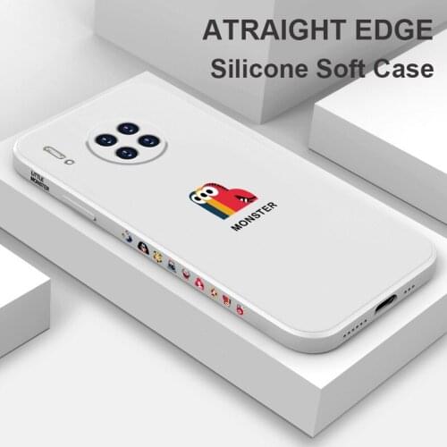 Mate 30 Pro Cases Original Fashion Liquid Silicone Shockproof Soft Shell Cover For Huawei Mate 30 Pro Cartoon Phone Case
