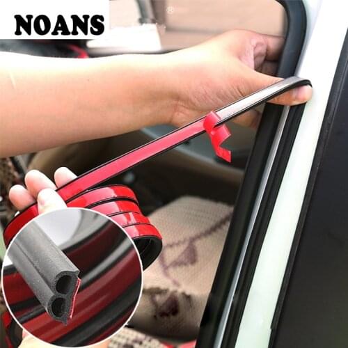 For Lada Vesta Granta Priora Skoda Octavia A7 A5 Rapid Fabia Kodiaq Superb Rubber Car Door Sound Insulation Seal Strip Sticker