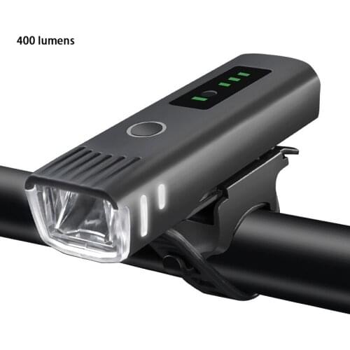 LED Bicycle Light 4 Modes USB Rechargeable Power Display MTB Mountain Road Bike Front Waterproof Lamp Cycling Equipment