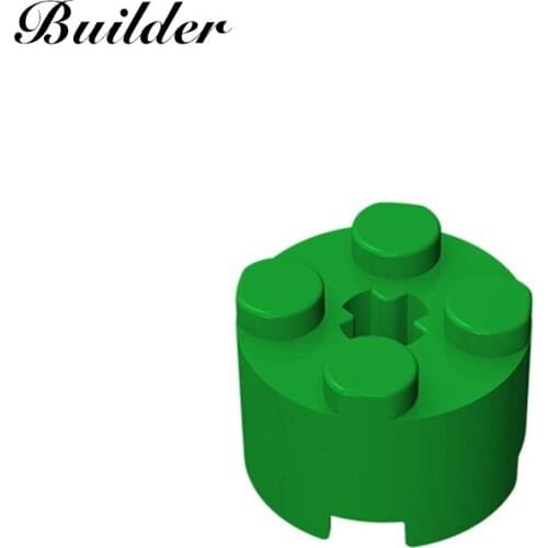 Building Blocks 3941 Brick Round 2x2 with Axle Hole 10PCS Compatible All Brands Assembles Particles Education Toys for Children
