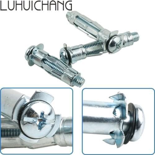 LUHUICHANG M4 M5 Hollow Wall Anchors Metal Cavity Plasterboard Plug Fixing Screw High Quality