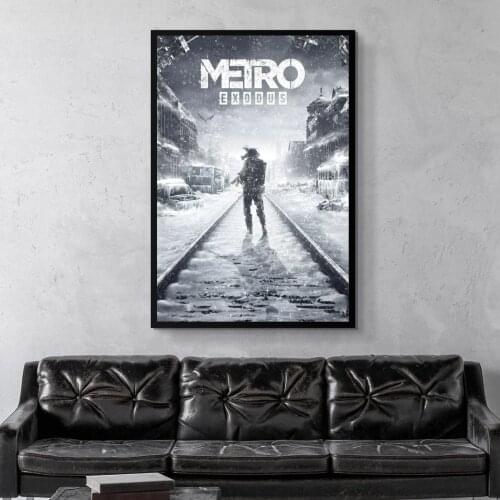 Metro Exodus Video Games Canvas Poster Home Wall Painting Decoration (No Frame)
