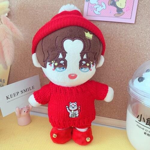[MYKPOP]KPOP Dolls Clothes & Accessoires- Beanie Sweater Pants Shoes 4pc for 20cm Dolls(without doll) SC21010311