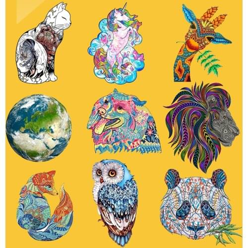 Parrot Wooden Puzzle Jigsaw Animal Mosaic Puzzle Gift For Holiday