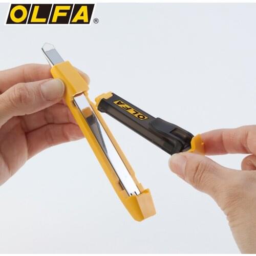 OLFA original Japanese 208B self-locking with breaker storage box 9mm 2-in-1 small utility knife DA-1