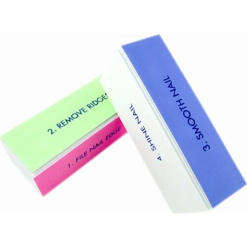 Professional 4 in 1 Nail Art Buffer Sanding File Block Pedicure Manicure Buffing Sanding Polish Makeup Beauty Tools