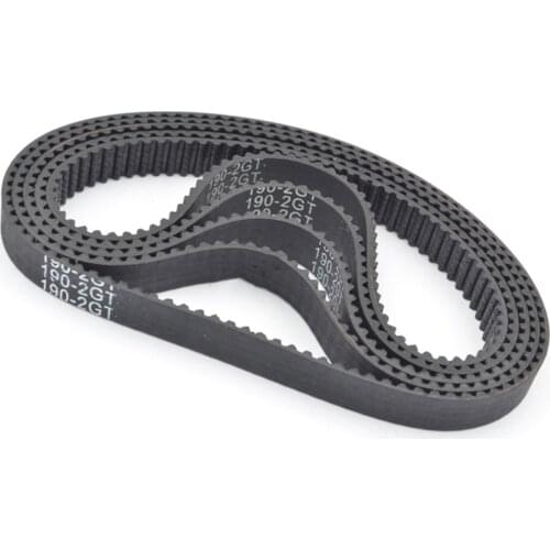 5PCS 2MGT 2M 2GT Rubber Closed-loop Synchronous Timing Belt, Pitch Length 186/188/190/192/194, Width 6mm/9mm, Teeth