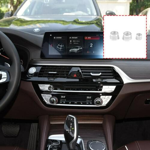 Silver For BMW X3 X4 G01 G02 G30 6 Series GT G11 Air Conditioning Knob Cover